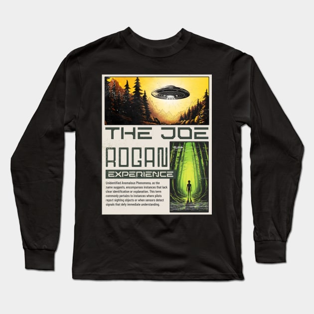 The Joe Rogan Experience Ufo Streetwear Long Sleeve T-Shirt by TeeTrendz